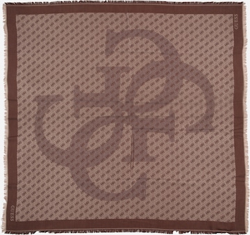 GUESS - Lenço 'ERICA' em castanho: frente