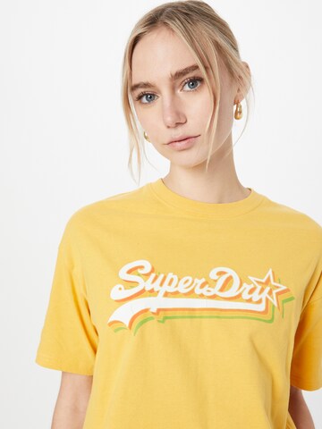 Superdry Tričko – žlutá