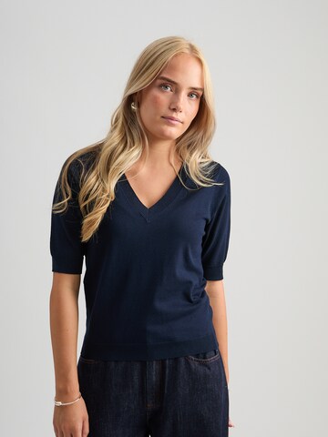 minus - Top 'Milla' en azul: frente