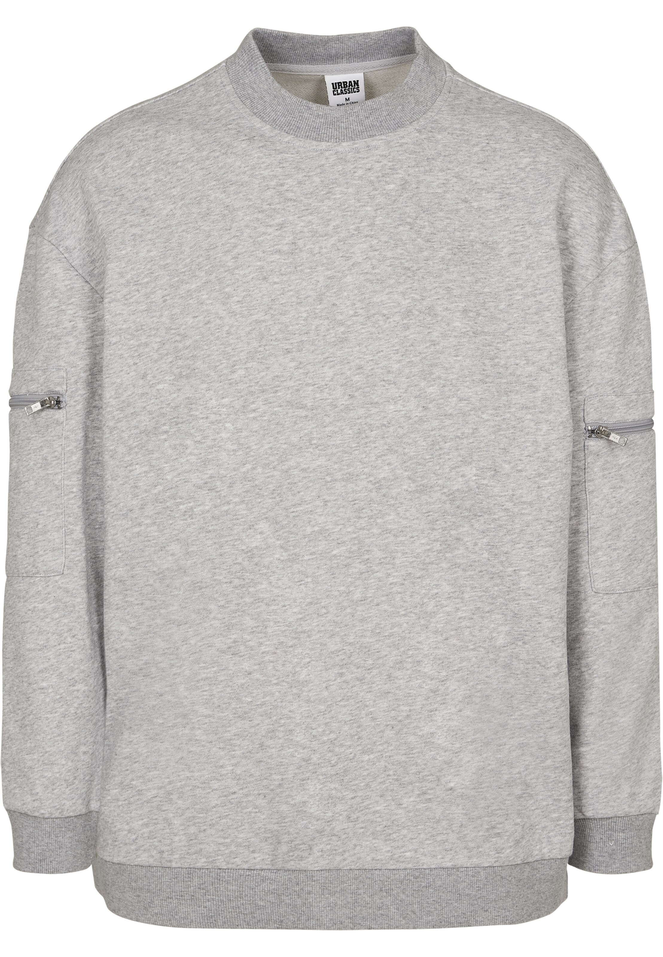 Sweat-shirt Urban Classics en gris : devant