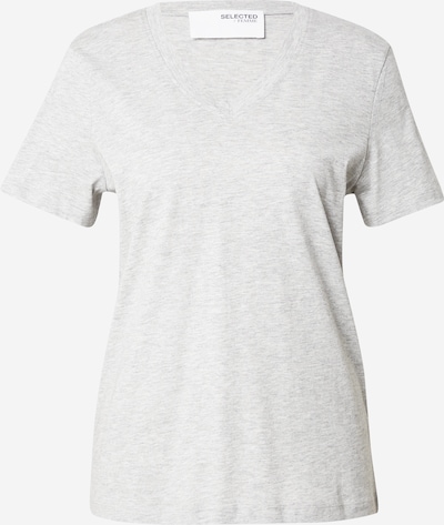 SELECTED FEMME T-shirt 'Essential' en gris clair, Vue avec produit