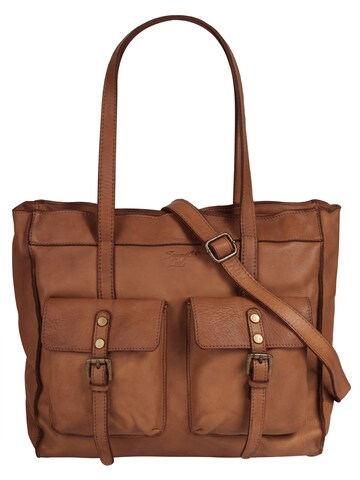 Cabas Samantha Look en marron : devant