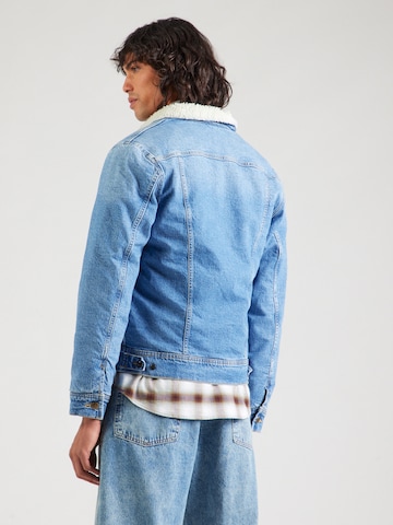 Lee Jacke 'THE FRANK' in Blau: Rückseite