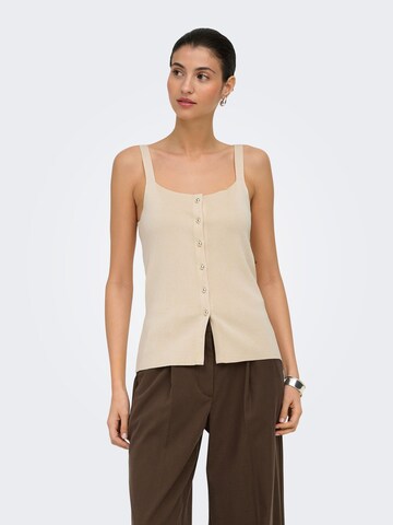 JDY - Chaleco 'KIitty' en gris: frente