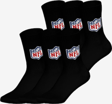 Huddle Freizeitsocken ' NFL Shield Crew ' in Schwarz: Vorderseite