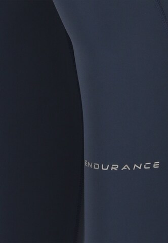 ENDURANCE Slim fit Sports trousers 'Annghone' in Blue