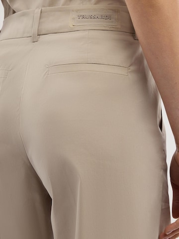 Wide leg Pantaloni di Trussardi in beige