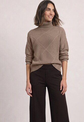 STREET ONE Sweater in Beige: front