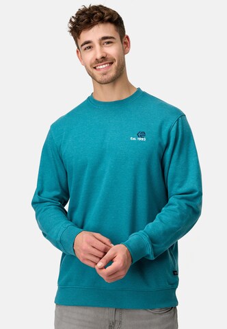 INDICODE JEANS Sweatshirt 'Julius' in Blue: front