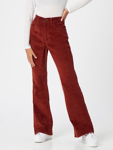 Coupe slim Jean '70s High Flare' LEVI'S ® en rouge : devant