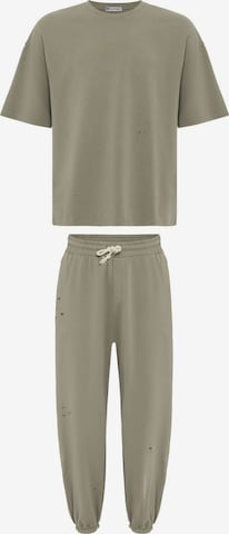 Dandalo Juoksupuku värissä vihreä: etupuoli