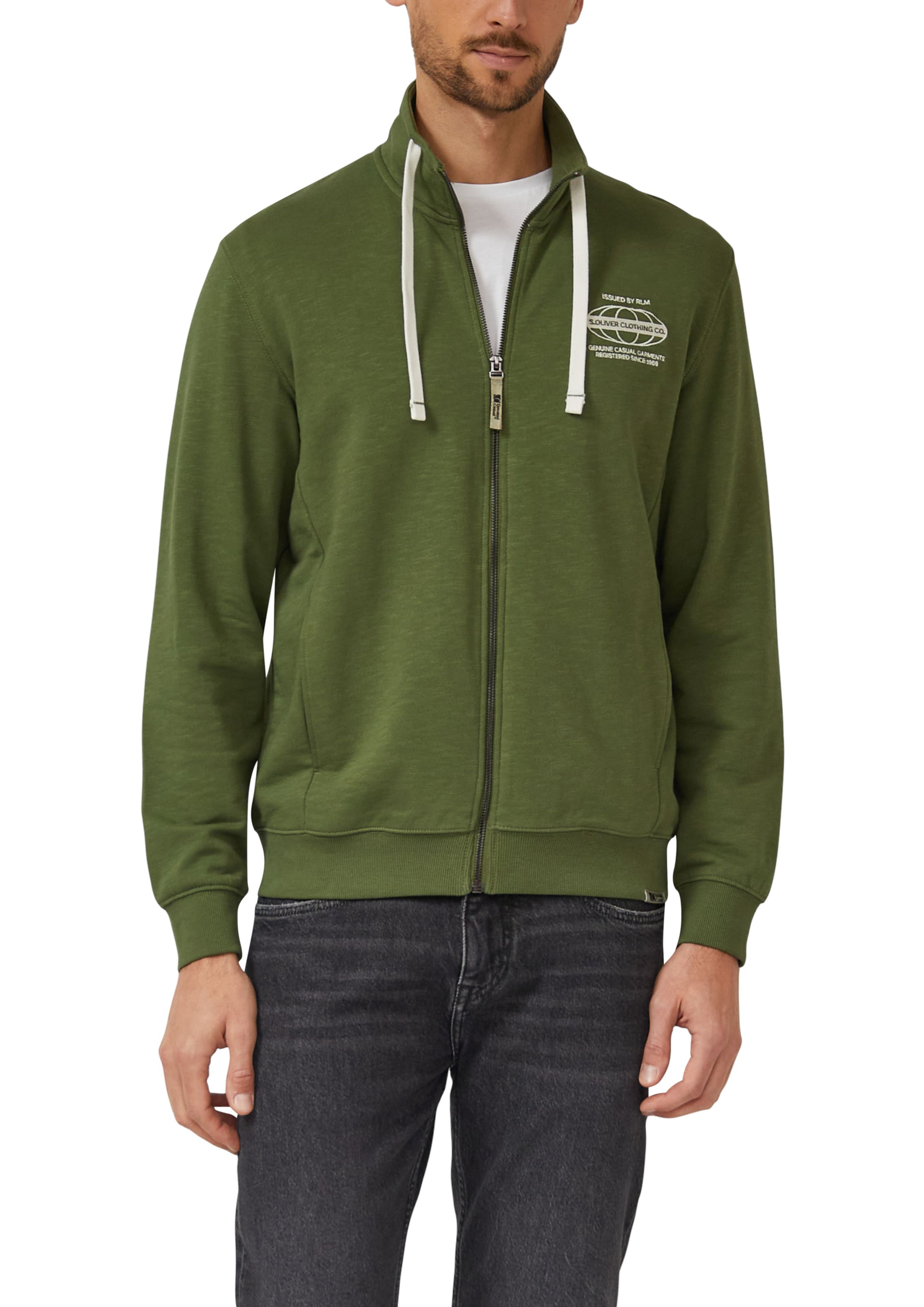 Veste de survêtement s.Oliver en vert