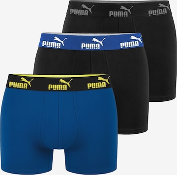 PUMA Boxershorts in Blauw: voorkant