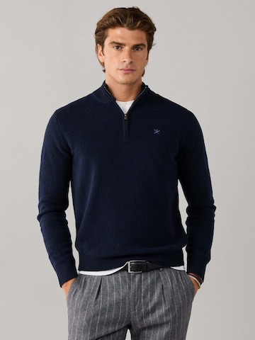 Pullover di Hackett London in blu: frontale