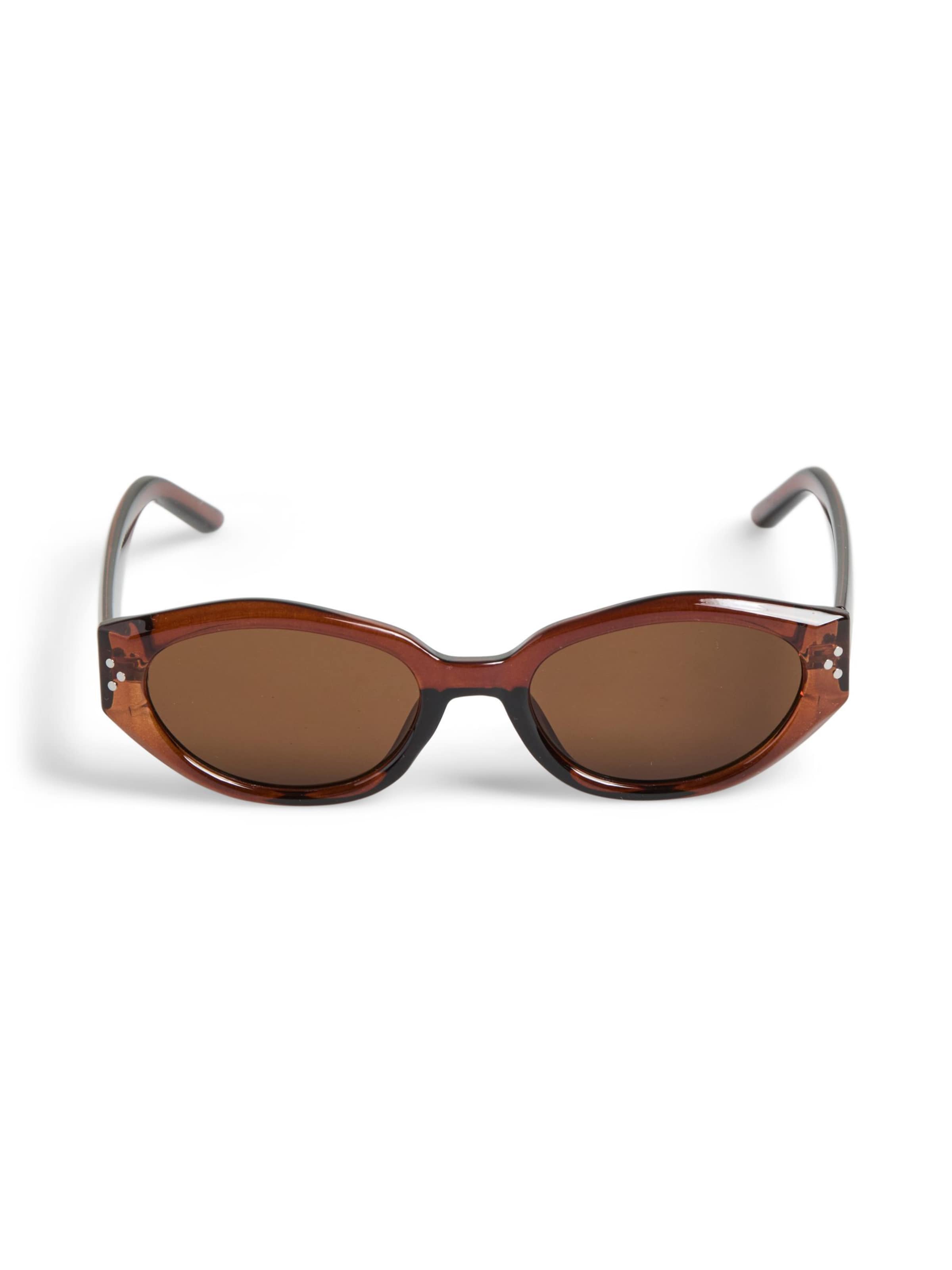 Lunettes de soleil 'PCKia' PIECES en marron