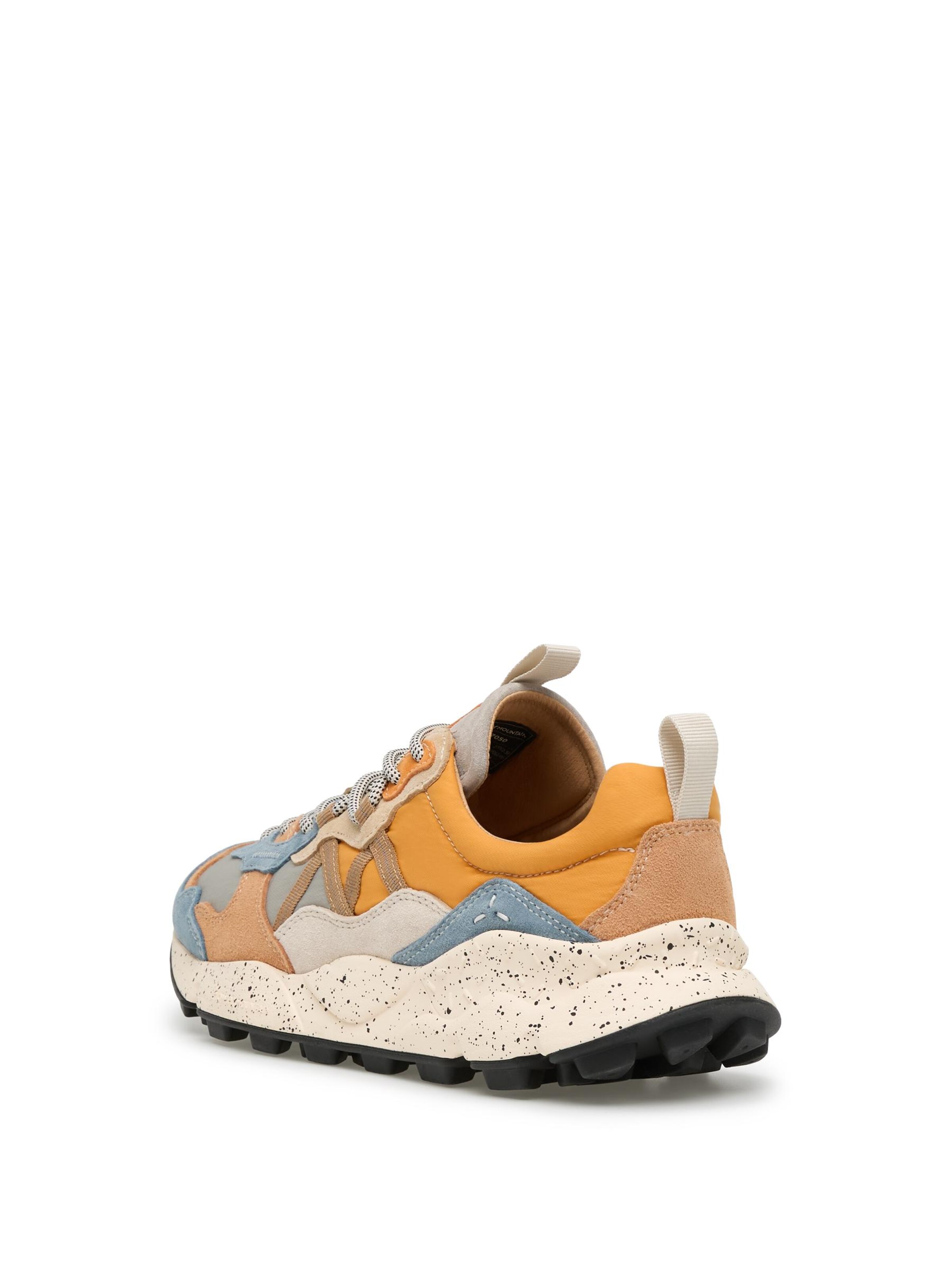 Flower Mountain Platform trainers 'LENZAN MAN' in Orange