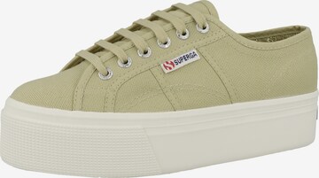 SUPERGA Ниски маратонки ' 2790 ' в зелено: отпред