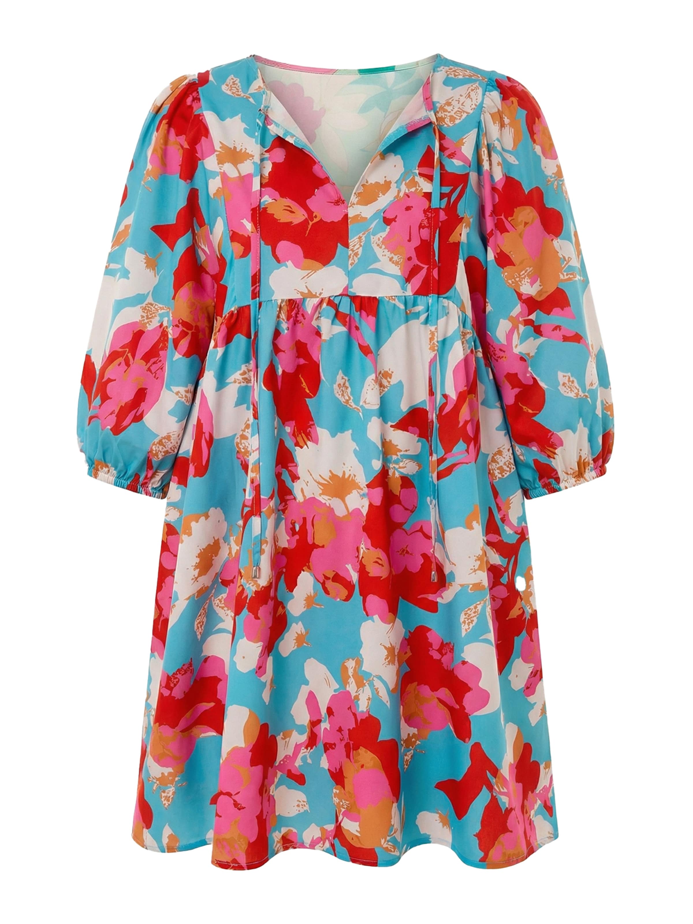 Imily Bela Šaty - Modrá: predná strana