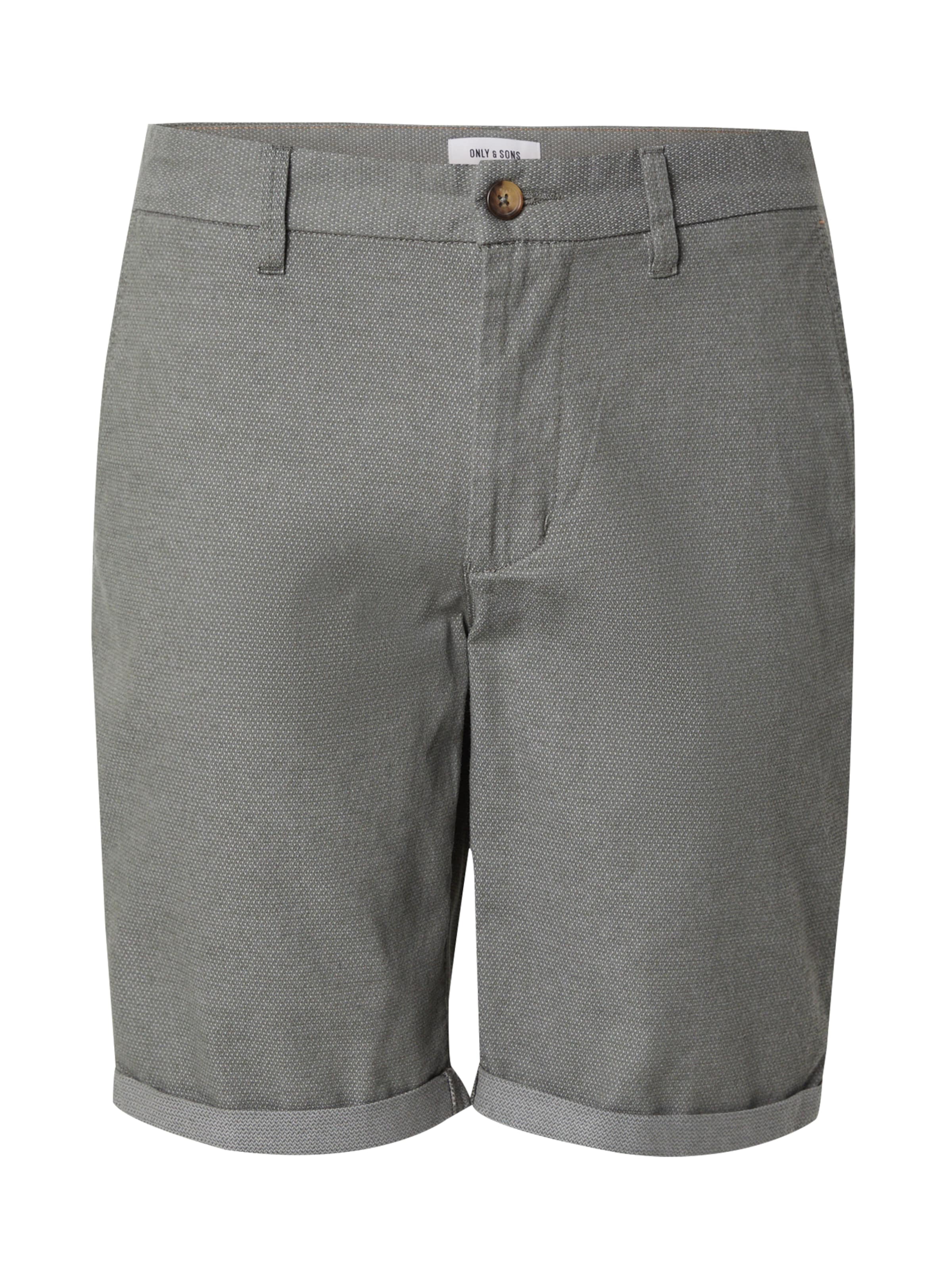 Only & Sons Chino nadrág 'ONSPETER DOBBY' - szürke: elől