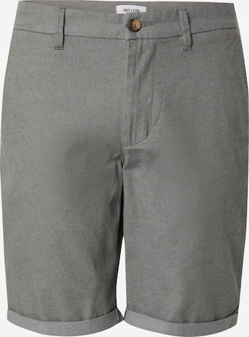 Only & Sons Брюки-чинос 'ONSPETER DOBBY' в Серый: спереди