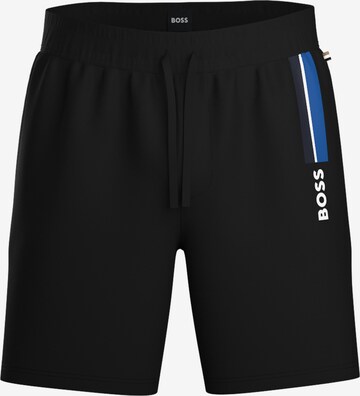 regular Pantaloni di BOSS in nero: frontale