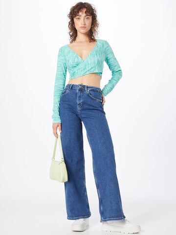 SELECTED FEMME Wide leg Jeans 'VILMA' in Blue