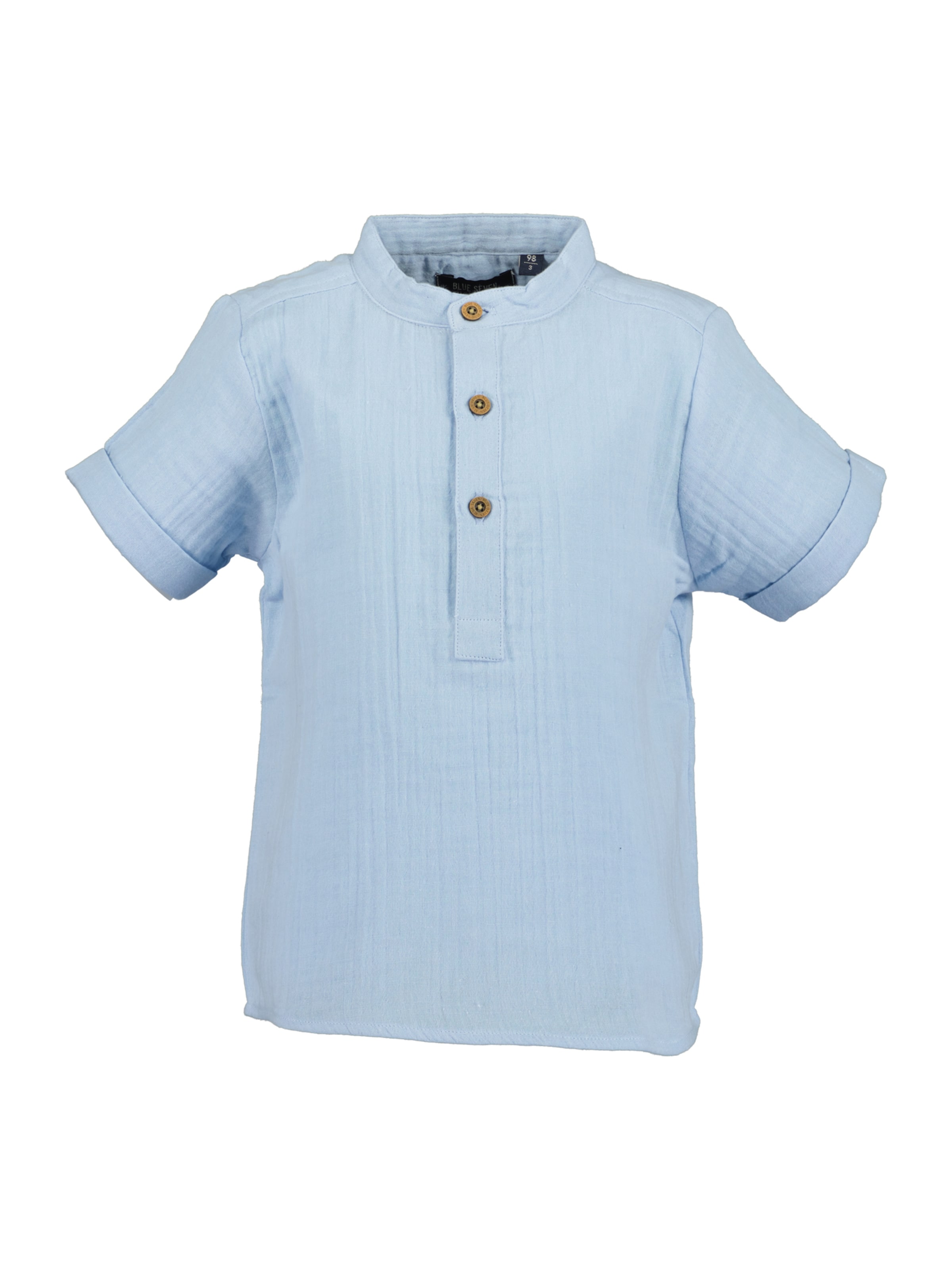 BLUE SEVEN Tavaline suurus Triiksärk, värv sinine: eest vaates