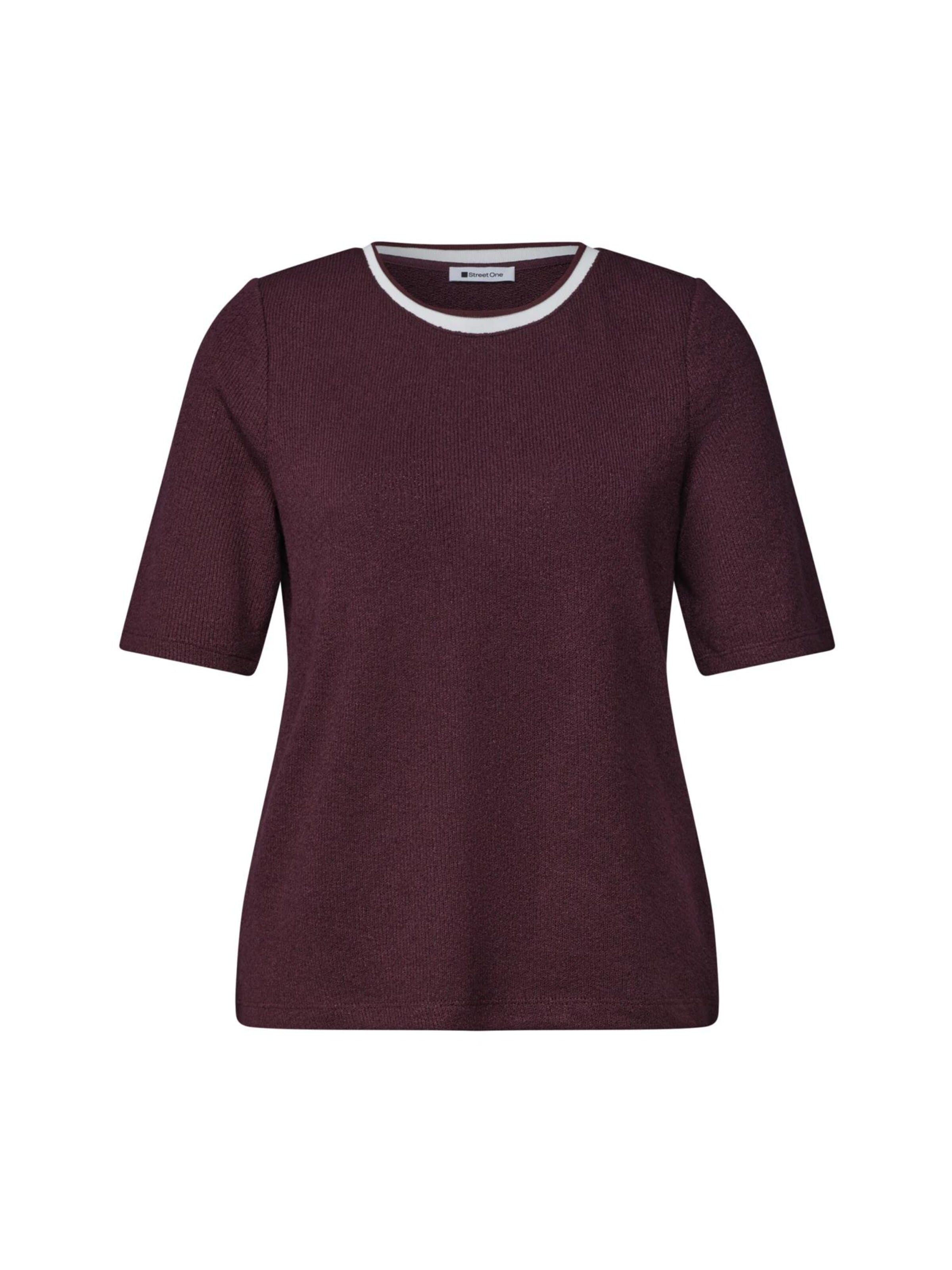 STREET ONE Shirt in S in de kleur Rood, Productweergave