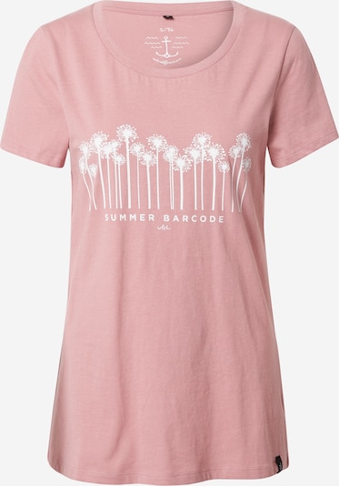 WLD Shirt 'SUMMER BARCODE II' in Dusky pink / White, Item view