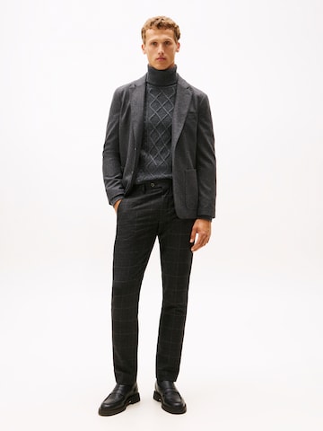 pelēks TOMMY HILFIGER Standarta Buktētas bikses 'DENTON'