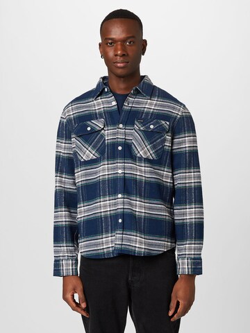 Coupe regular Chemise 'BOWERY' Brixton en bleu : devant