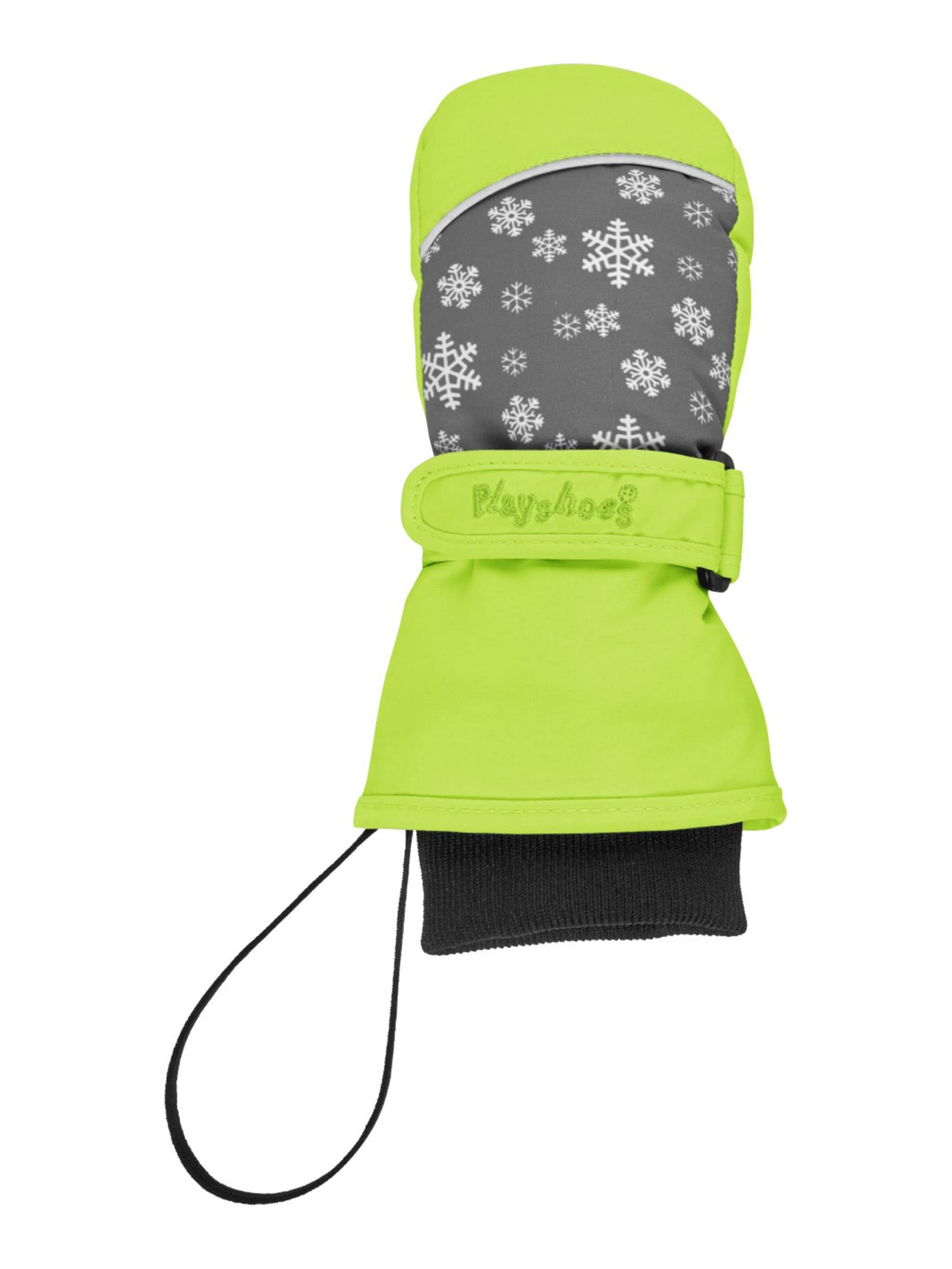 PLAYSHOES Handskar i grön: framsida