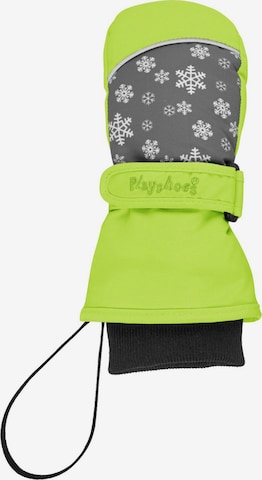 žalia PLAYSHOES Pirštinės: priekis