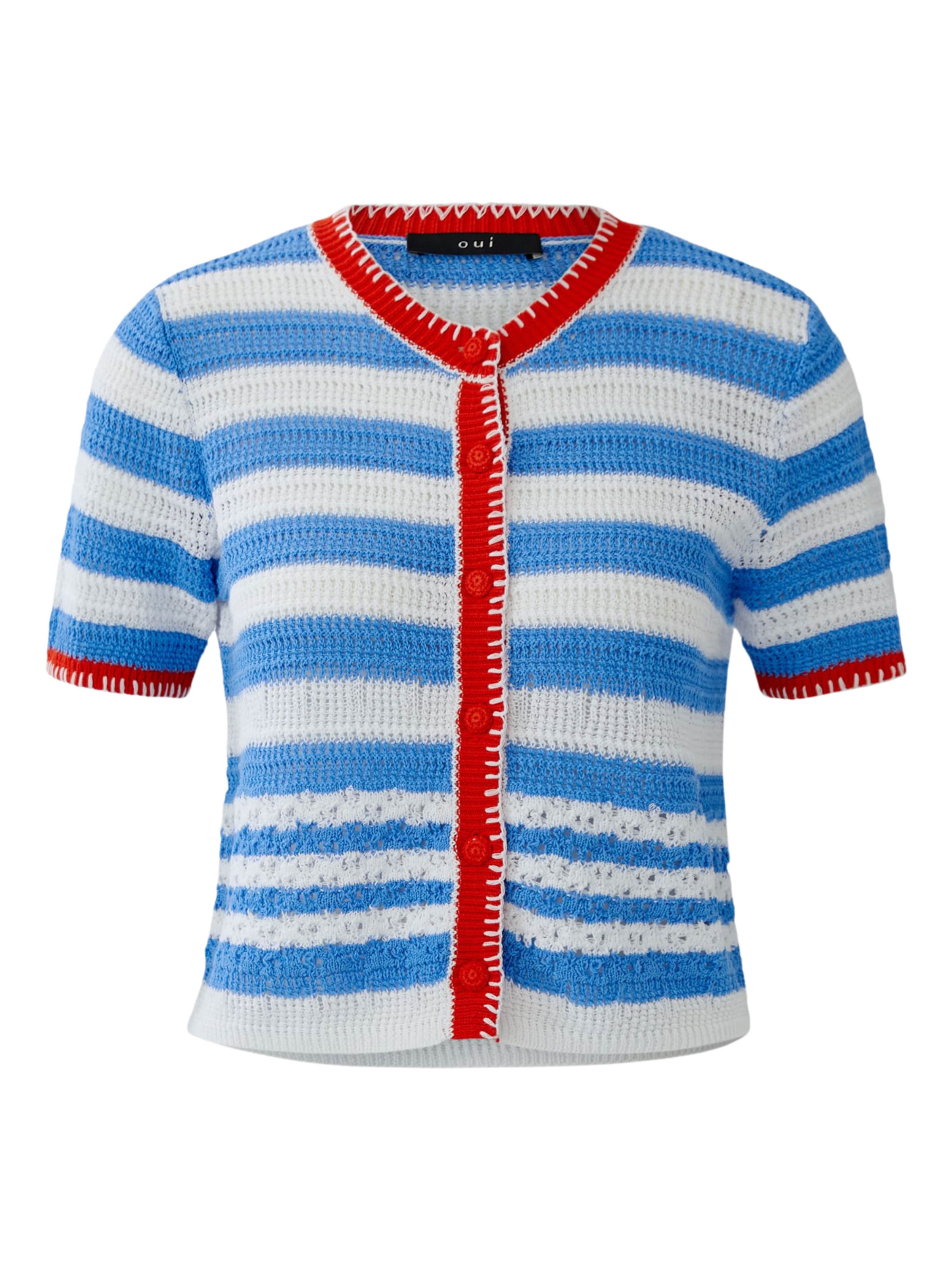 OUI Strickjacke in Blau: Vorderseite
