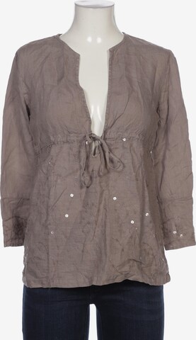 120% Lino Blouse & Tunic in M in Grey: front