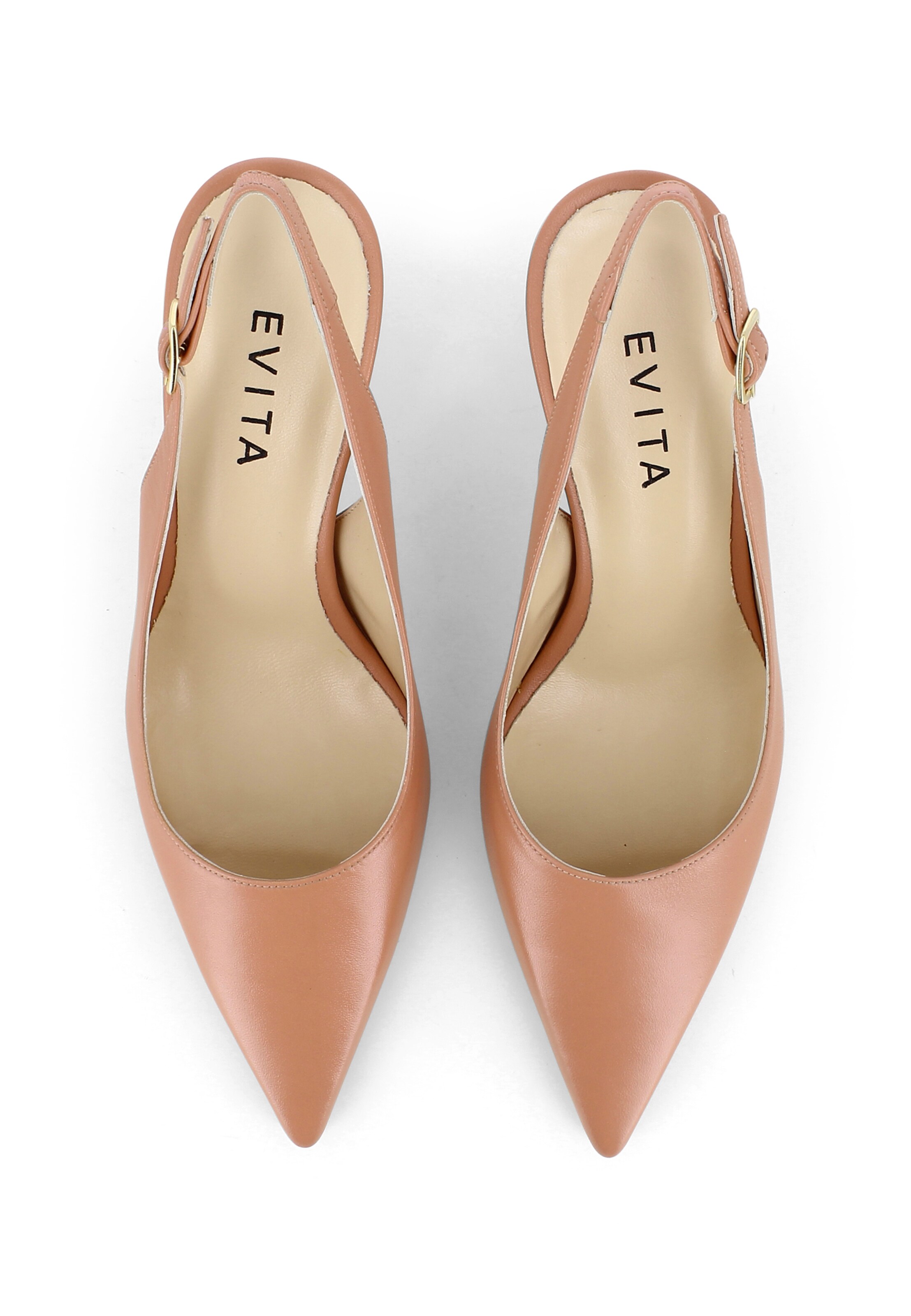 EVITA Slingback Pumps 'PENELOPE' in Orange
