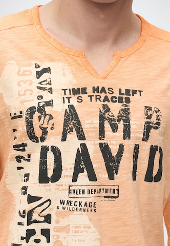 CAMP DAVID Shirt in Orange