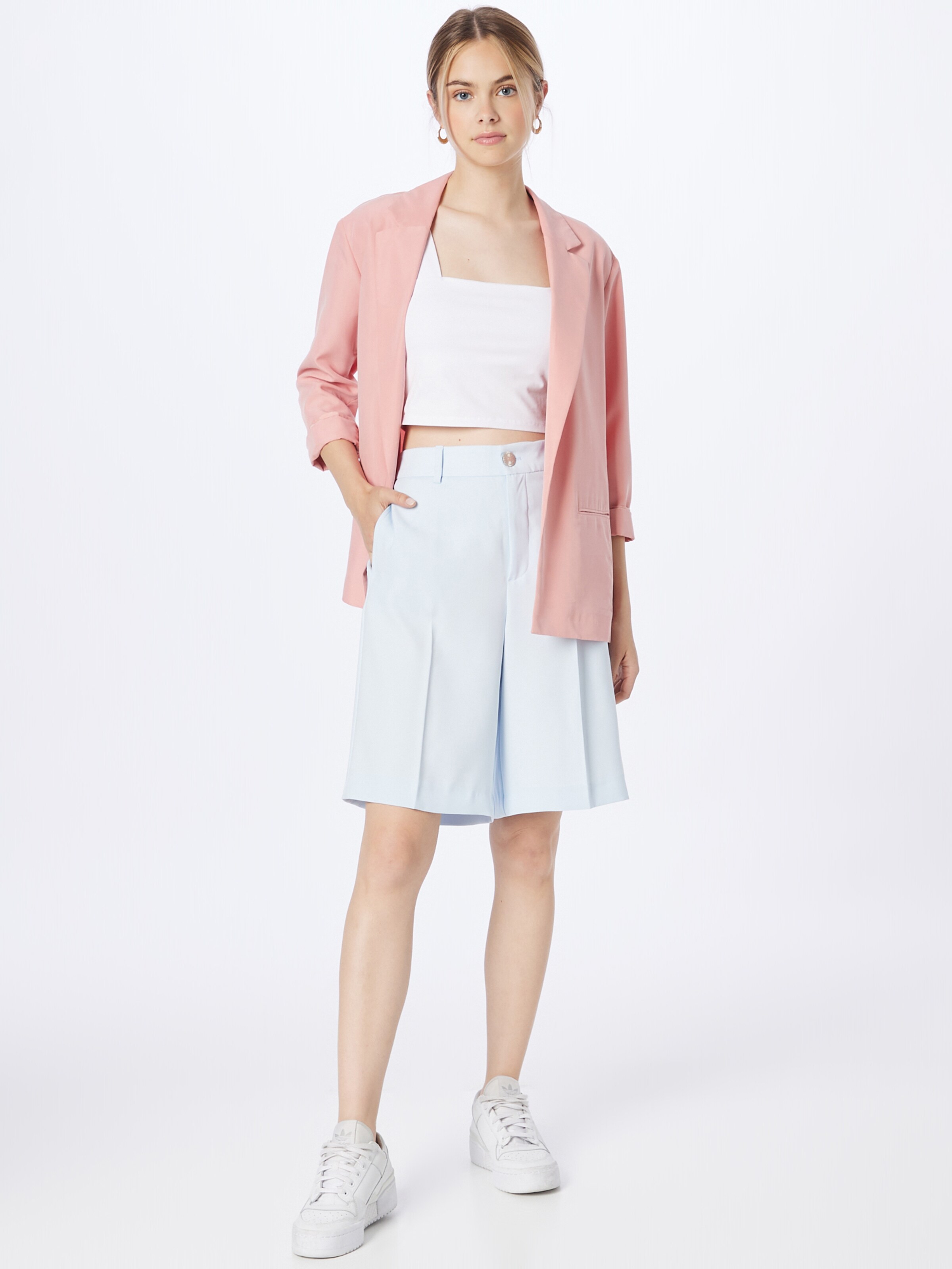 Frauen Große Größen MOS MOSH Shorts in Hellblau - AE38722 Frauen Große Größen MOS MOSH Shorts in Hellblau - AE38722