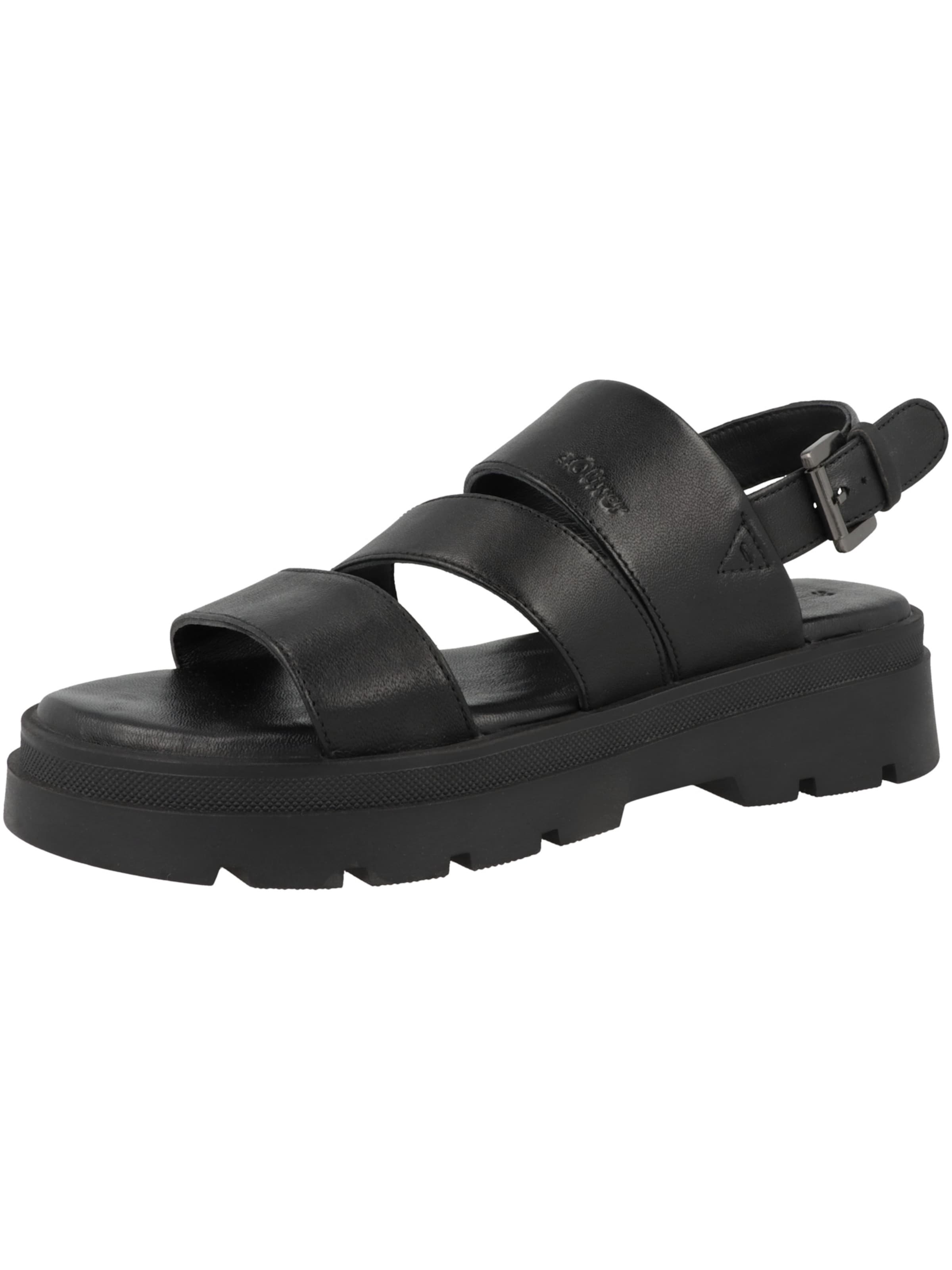 Sandales s.Oliver en noir : devant