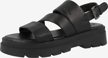 s.Oliver Sandals in Black: front