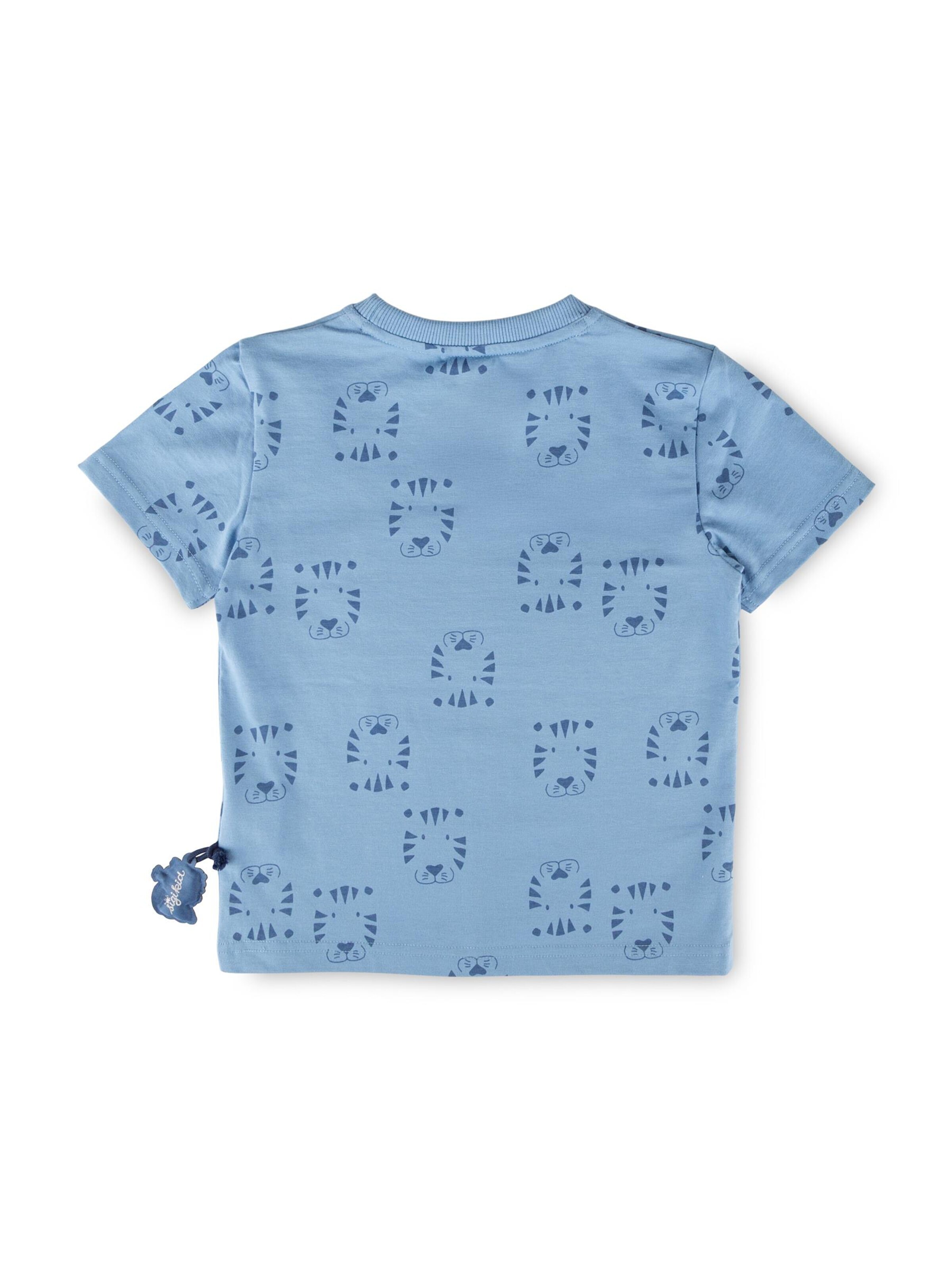 SIGIKID Shirt 'T-Shirt Tiger & Löwe' in Blue