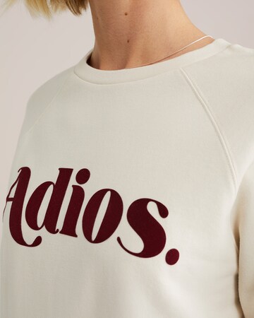 Sweat-shirt WE Fashion en blanc