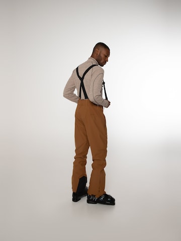 PROTEST Regular Workout Pants 'OWENY' in Brown