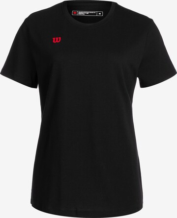 T-shirt fonctionnel WILSON en noir : devant