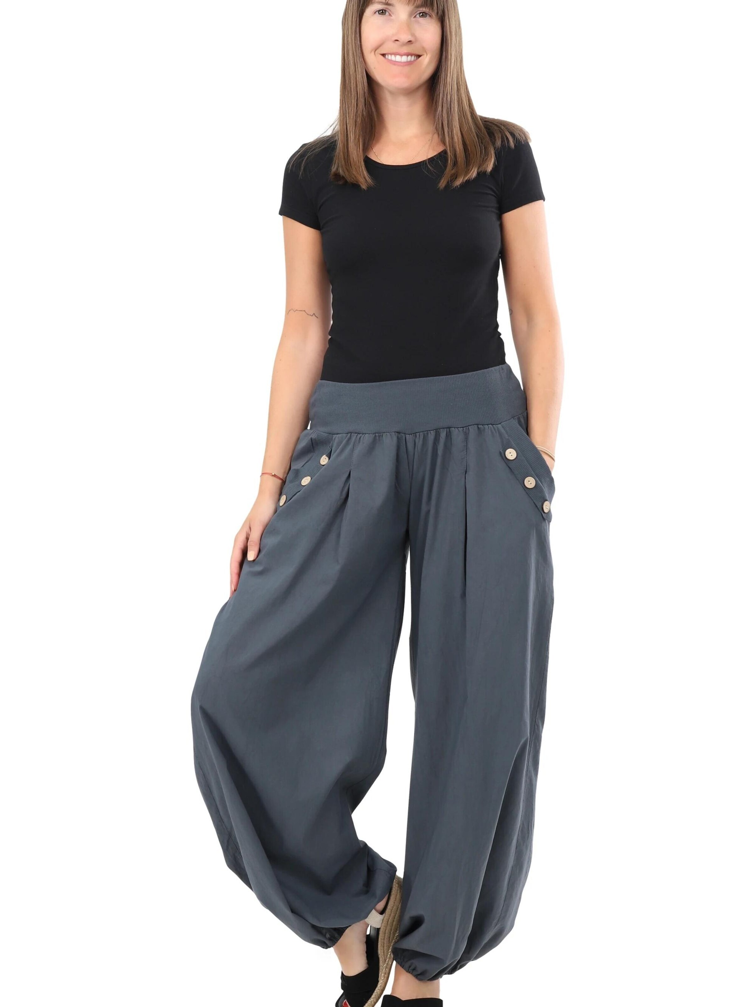 malito more than fashion Loosefit Haremshose‌‌‌‌ in Grau