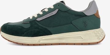 US POLO ASSN. Sneaker low 'Seneka' i grøn: forside