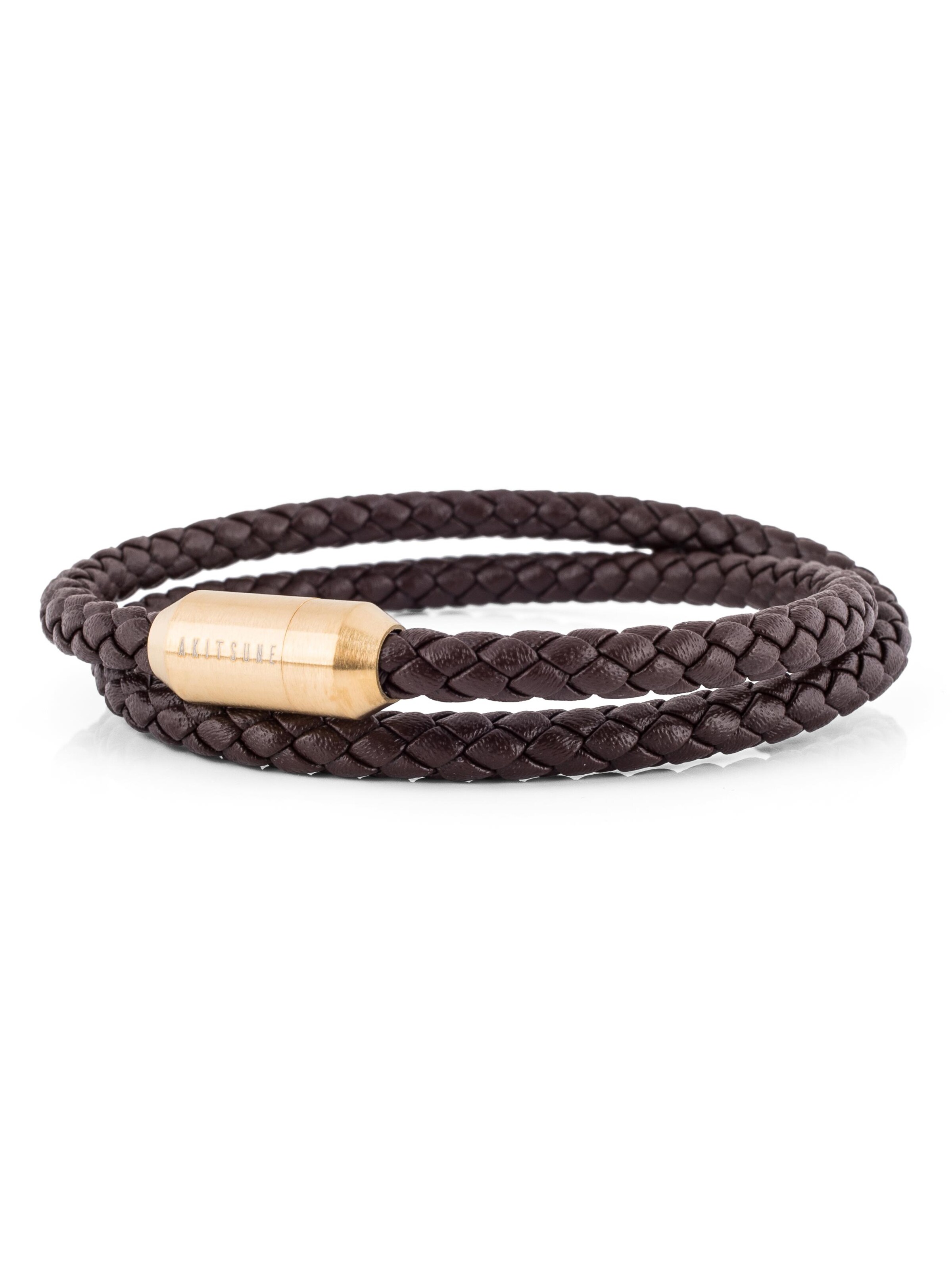 Akitsune Bracelet 'Suprema' in Brown: front