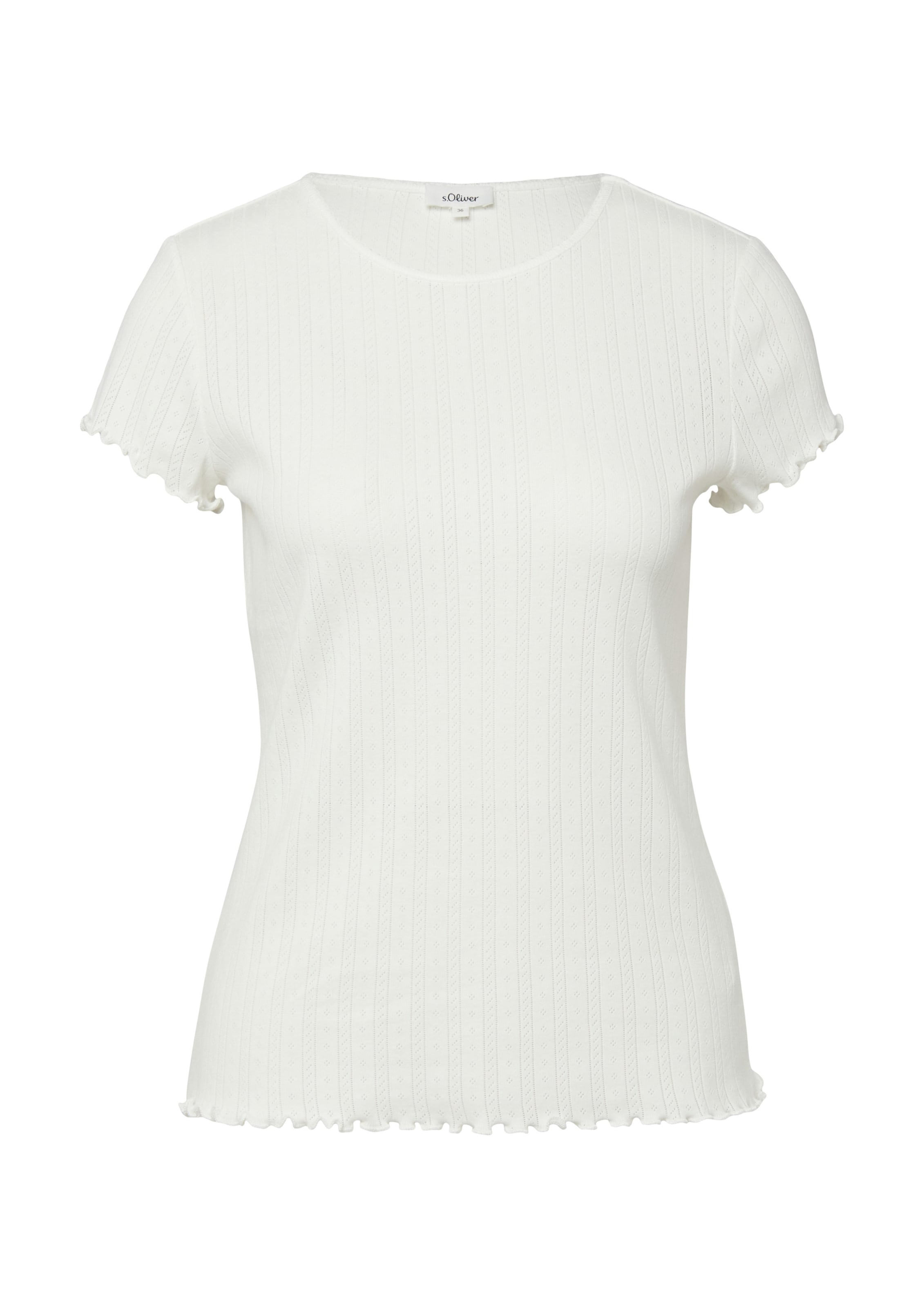 T-shirt s.Oliver en beige : devant