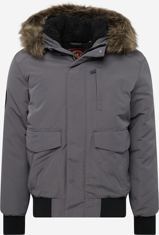 Superdry Tussenjas 'Everest' in Grijs: voorkant