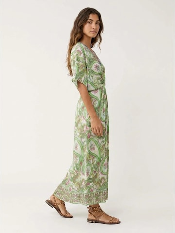 Miss June Jurk 'Robe Longue Emmy' in Groen